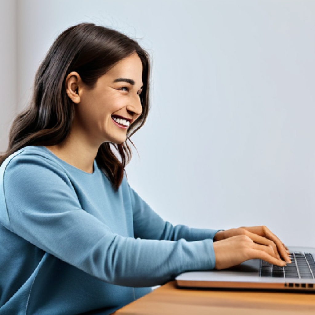 **

"A friendly AI chatbot interface assisting a woman in her home office. The woman is smiling and appears relaxed while interacting with the chatbot on her laptop. The scene is warm and inviting, showcasing the accessibility of mental health support. The woman is fully clothed in comfortable attire. Safe for work, appropriate content, fully clothed, professional, natural proportions, well-formed hands."

**